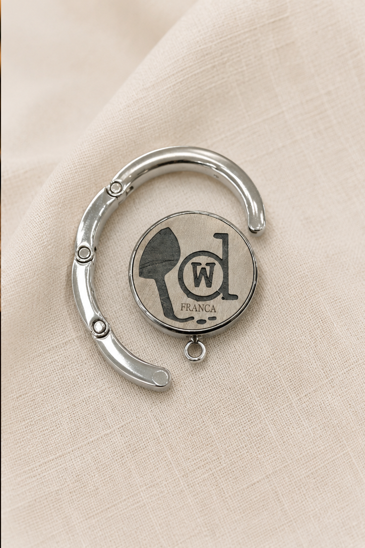 Gancio Borsa da Tavolo Argento 925 DWINE | Accessorio Elegante