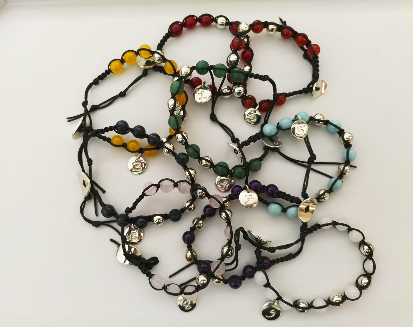 Bracciale Argento e pietre dure My Number