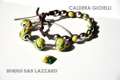 Bracciale Palio di Asti Argento e Pietre | Gioielli Rioni Artigianali