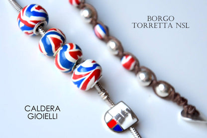 Bracciale Palio di Asti Argento e Pietre | Gioielli Rioni Artigianali