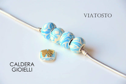 Bracciale Palio di Asti Argento e Pietre | Gioielli Rioni Artigianali